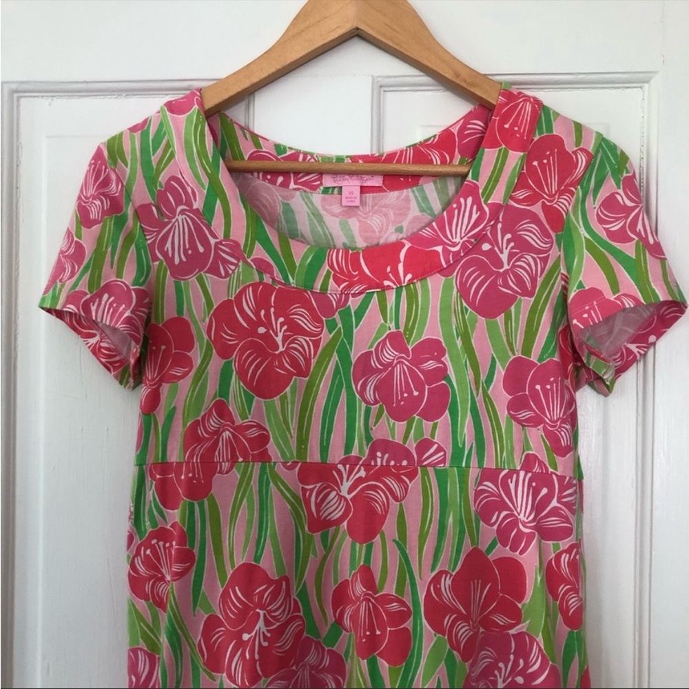 Lilly Pulitzer Pink Green Dress Size XS